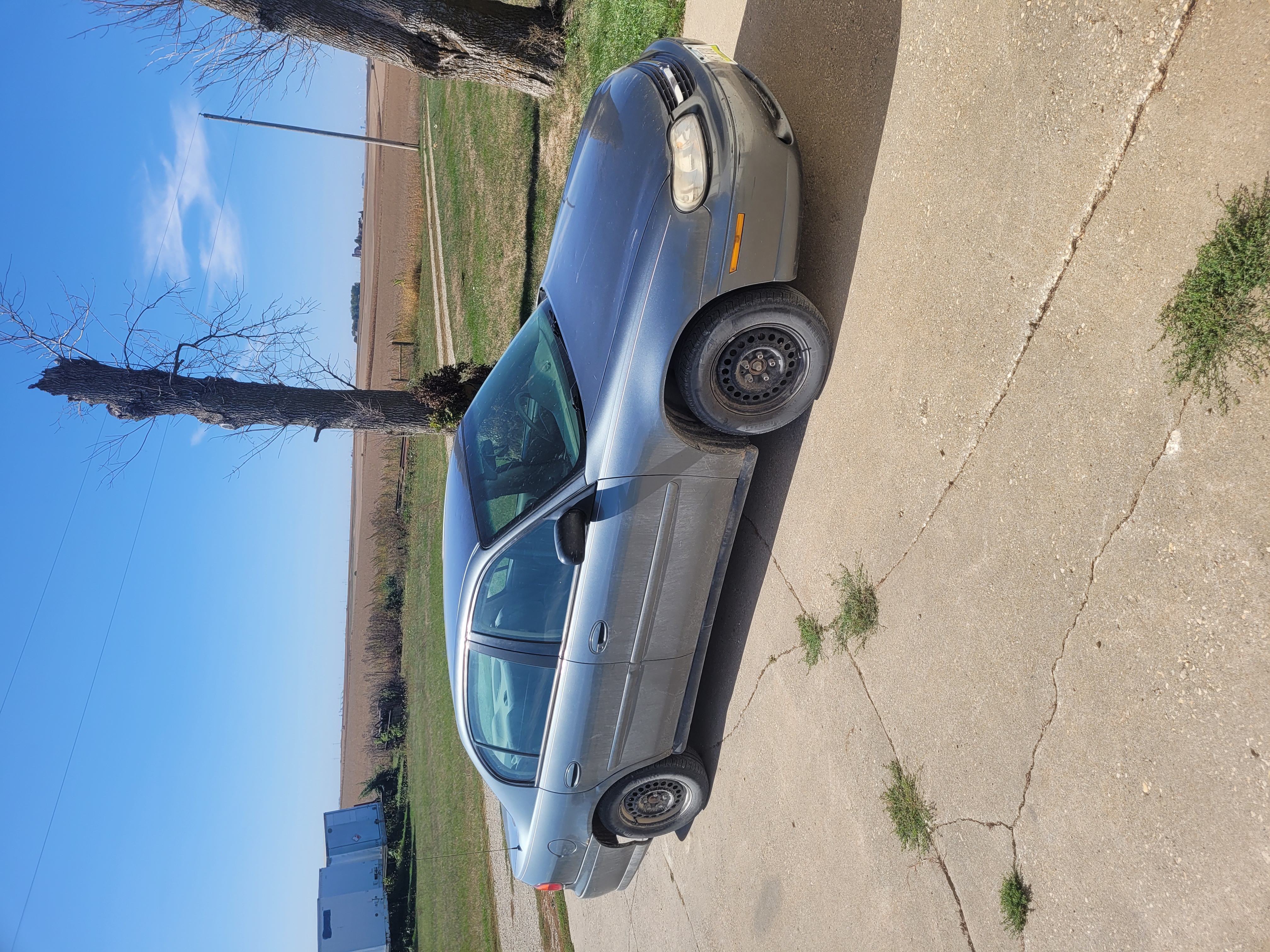 Silver Chevy Malibu